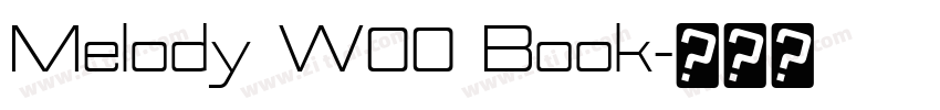Melody W00 Book字体转换